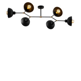 Opviq Lámpara de araña Dram - 1106 Negro